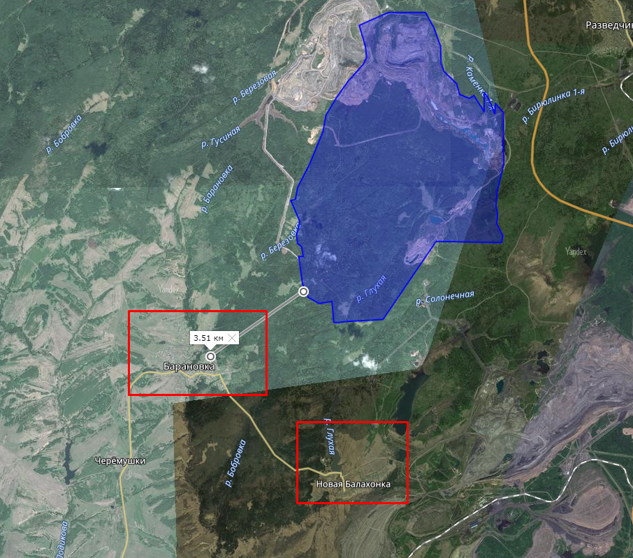 Карта березовский кемеровская